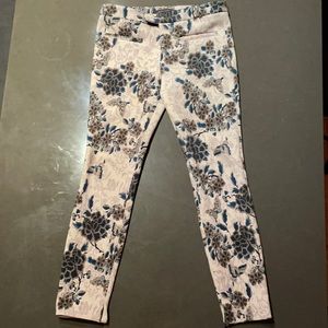 Zara stretch printed pants